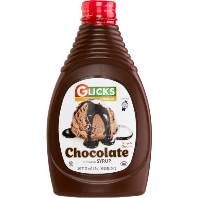 Glicks Chocolate Syrup 22 Oz