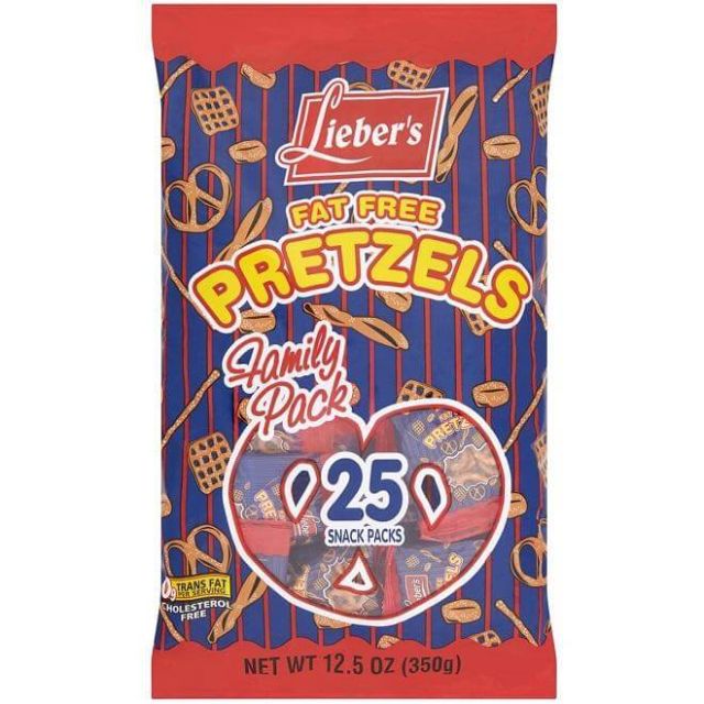 Liebes Family Pack Pretzels 25Ã—0.5oz